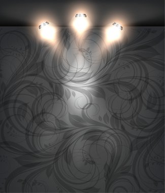 çiçek sorunsuz arka plan boş mağazası.