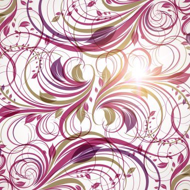 Dikişsiz çiçek arka plan boş mağazası.