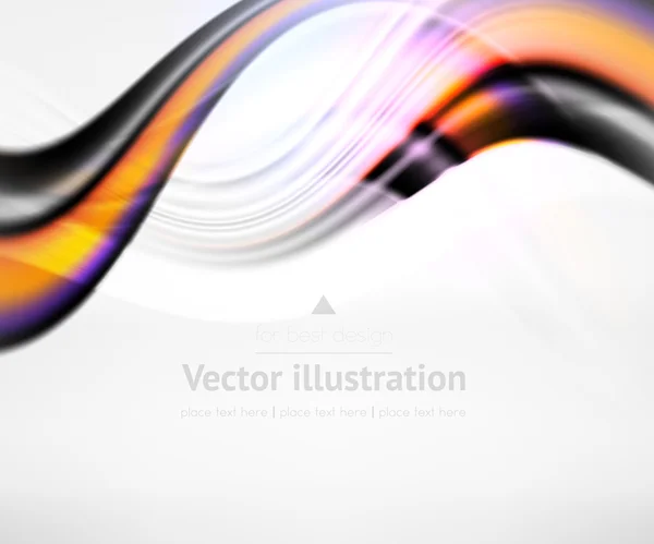 Conception d'abstraction de ligne vectorielle sur fond blanc — Image vectorielle