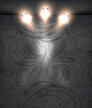 çiçek sorunsuz arka plan boş mağazası.