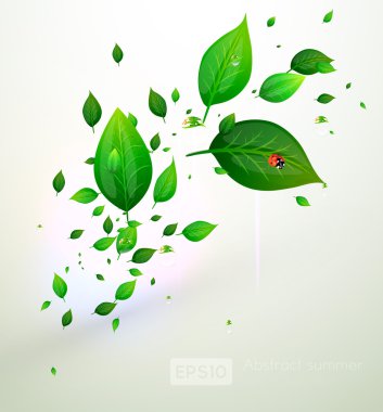 Bio konsept tasarım çevre dostu yaz çiçek afiş için