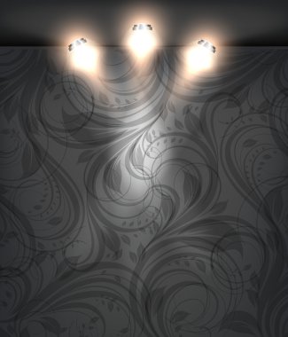 çiçek sorunsuz arka plan boş mağazası.