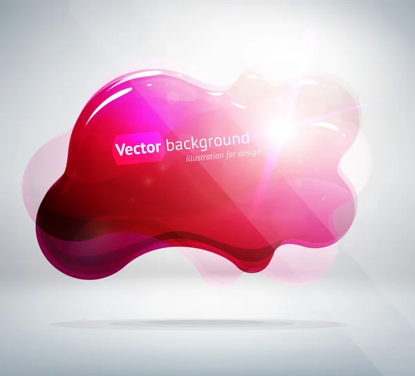 Burbuja colorida para el discurso, diseño brillante abstracto del verano . — Vector de stock