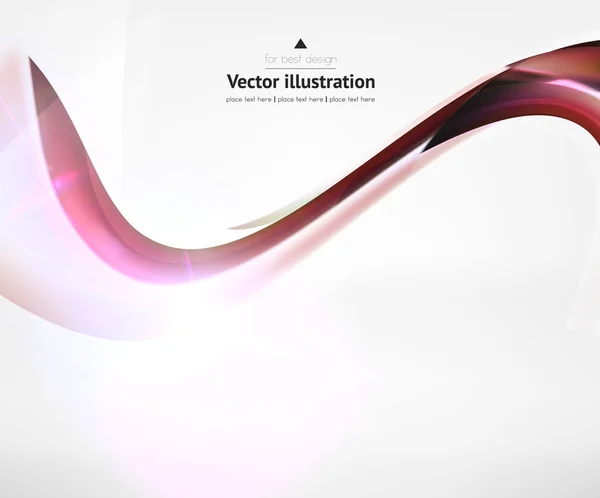 Vector line abstraction design against white background — Stock Vector