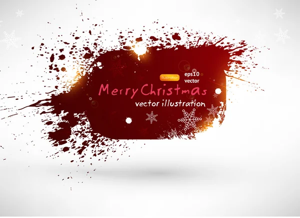 Abstrakter weihnachtlicher Hintergrund — Stockvektor