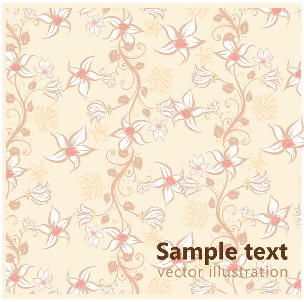 Vector spring or summer background — Stock Vector