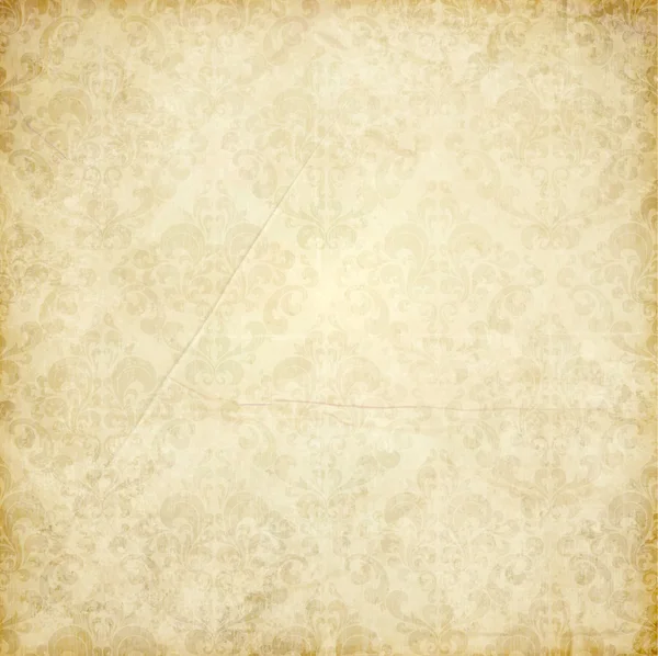 Klasik duvar kağıdı deseni, biraz aşınmış doku ve ışık efektleri ile zarif damask arka plan