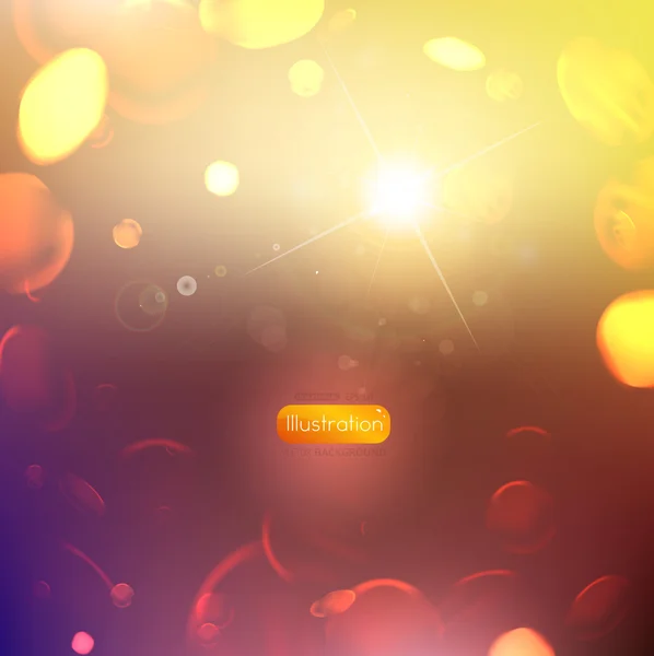 Abstrait brillant fond lumineux avec place libre pour le texte — Image vectorielle