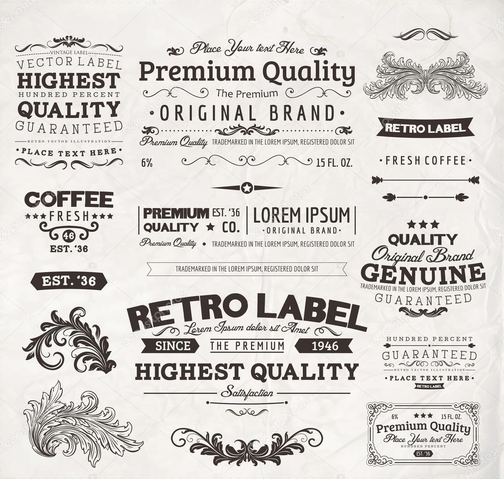 calligraphic design elements