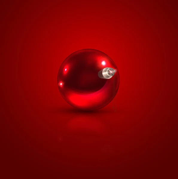 Élégant fond de Noël avec des boules — Image vectorielle