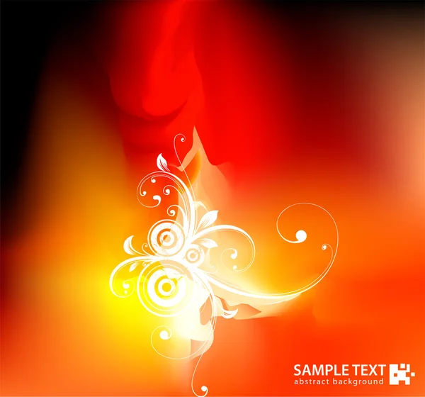 Fire flower — Stock Vector