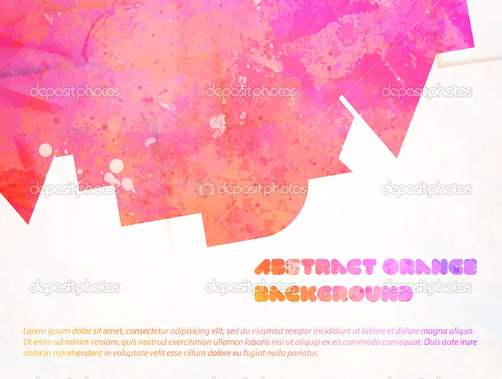 Retro modern abstraction in color. Abstract Vector Background