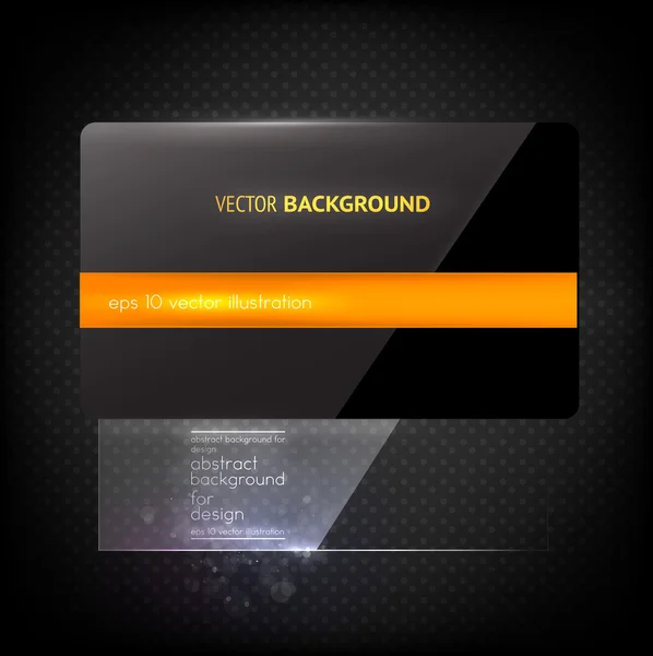 Glansigt vektor banner, web site mall — Stock vektor
