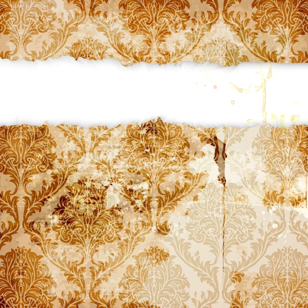 Dikişsiz damask duvar kağıdı — Stok Vektör