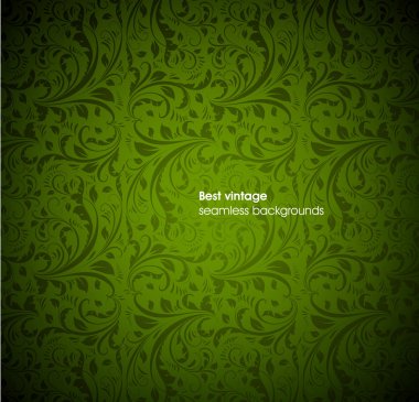 Klasik duvar kağıdı deseni, biraz aşınmış doku ve ışık efektleri ile zarif damask arka plan