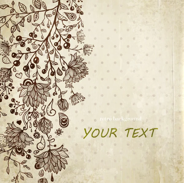 şık çiçekli arka plan