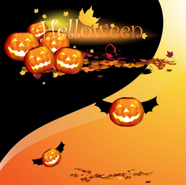 Halloween illustration för design. — Stock vektor