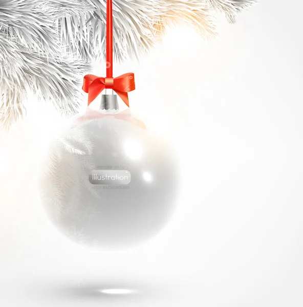 Frohe Weihnachten Elegante Vorschläge Hintergrund für Grußkarte — Stockvektor