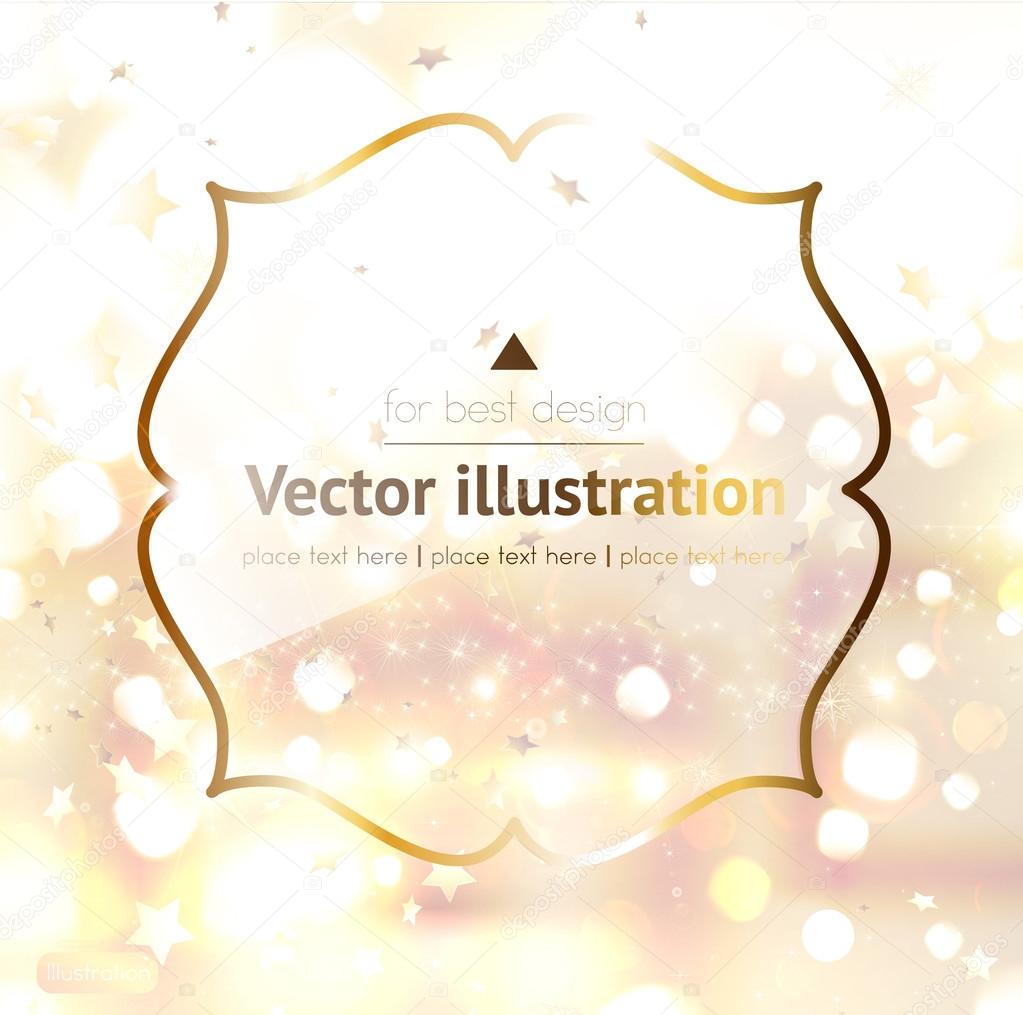 Vector christmas frame