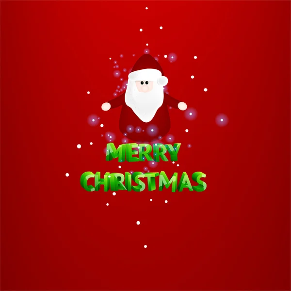 Fond de Noël vectoriel avec Père Noël — Image vectorielle