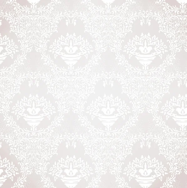 Seamless Damask wallpaper — Stock Vector