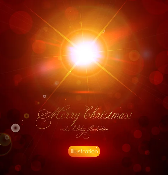 Christmas background vector image — Stock Vector