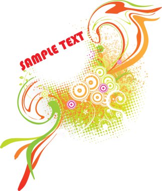 taze tasarım vektör yaz çizim.