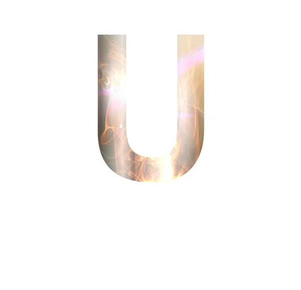 Буква U — стоковое фото