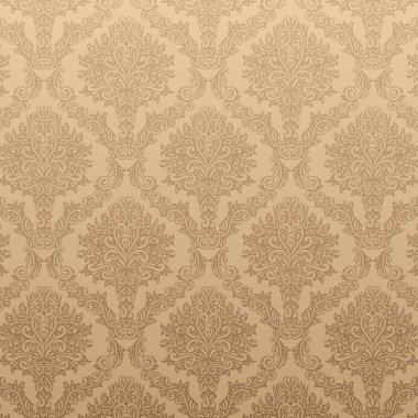 Klasik duvar kağıdı desenli zarif damask arka plan