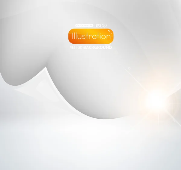 Idée de design lumineux frais avec élément techno brillant pour attirer l'attention sur votre message — Image vectorielle