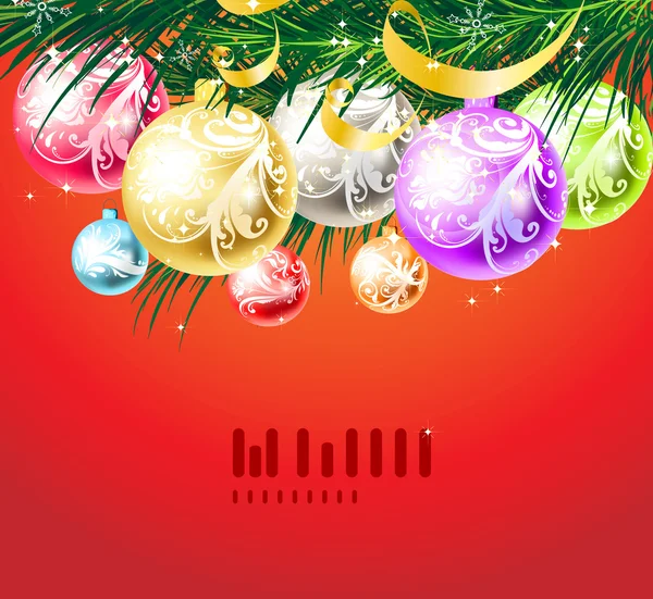 Vánoční plakát — Stockový vektor