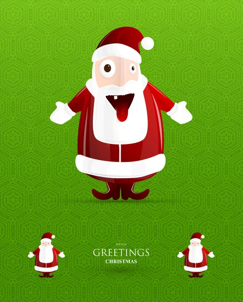 Happy Santa Claus — Stock Vector