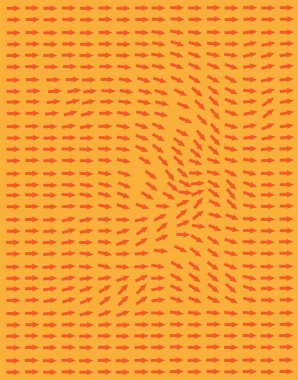 oklar arka plan için bir dizi.