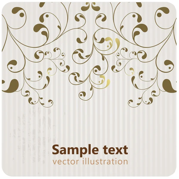 Stylish floral background — Stock Vector