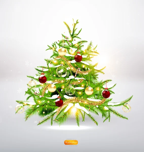 Kerst vector achtergrondafbeelding — Stockvector