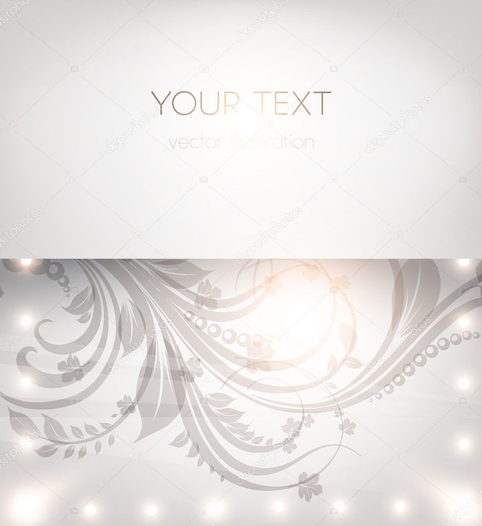 Classical wallpaper with a flower pattern for business retro design. vector