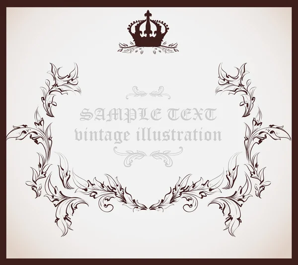 Vintage frame. — Stock Vector