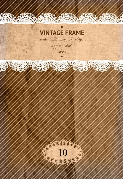 Vintage design template — Stock Vector