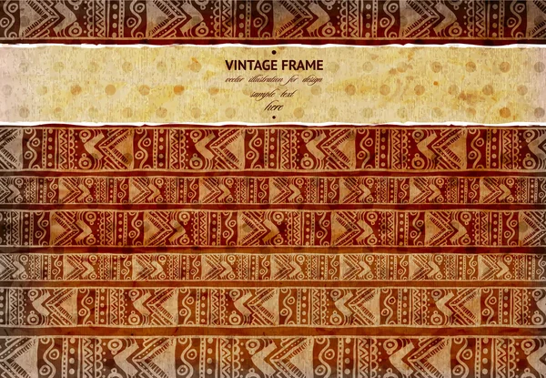 Vintage design template — Stock Vector