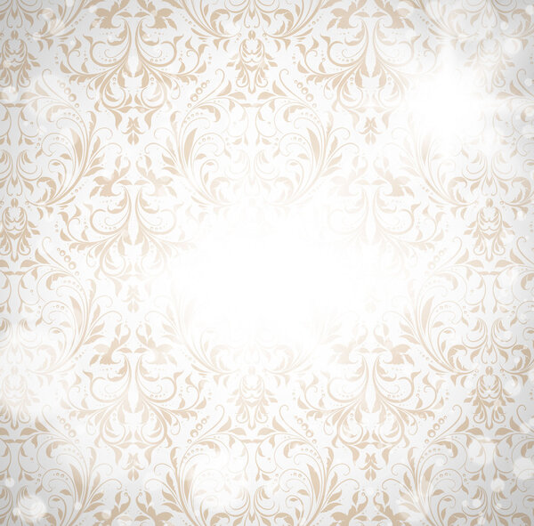 Floral seamless summer ornament