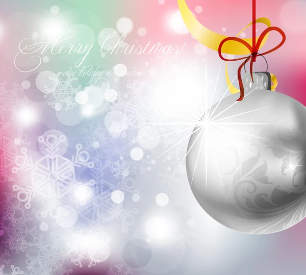 Christmas background vector image — Stock Vector