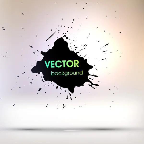 Ink Splatter Background — Stock Vector