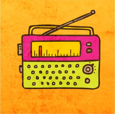 Retro radyo.