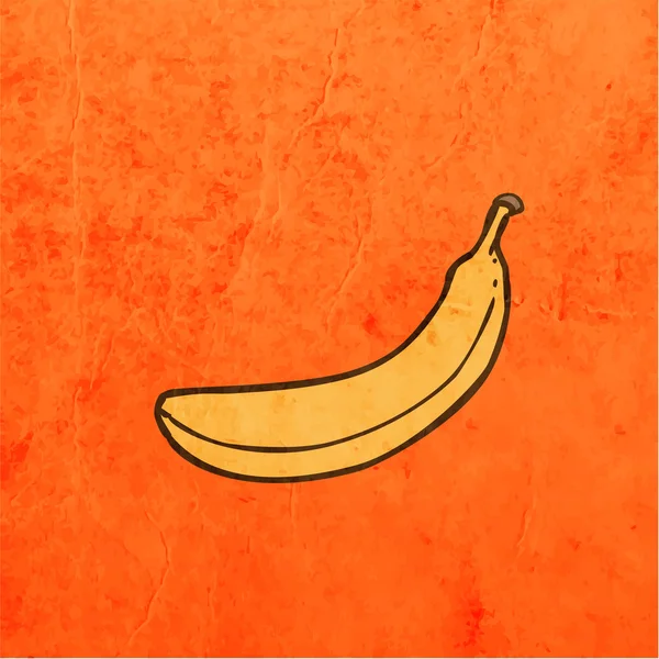 Banán. — Stockový vektor