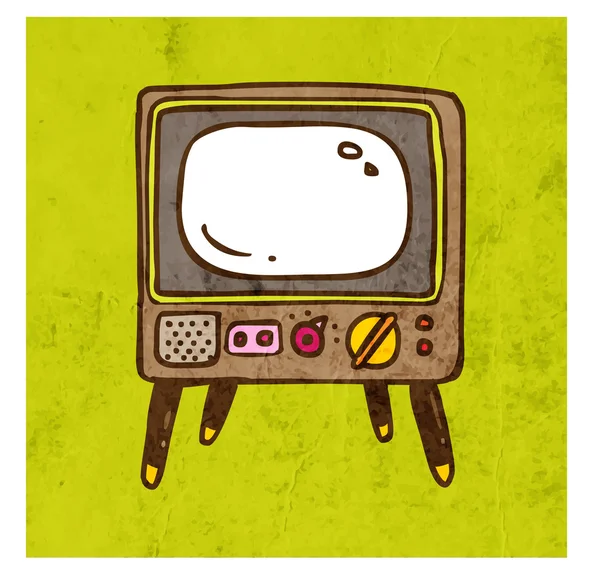 Retro TV. — Stock Vector