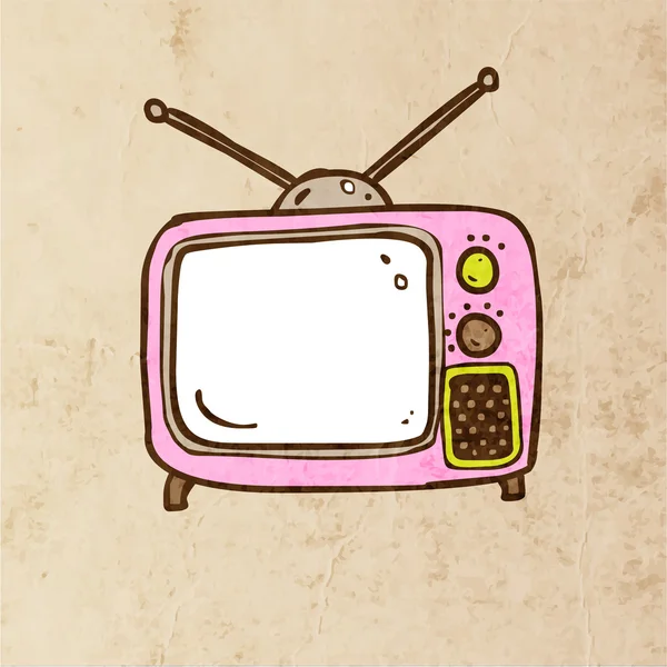 Retro tv. — Vector de stock