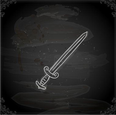 şirin el çizimi vektör illüstrasyonu