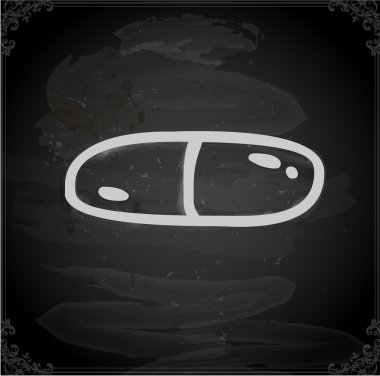 şirin el çizimi vektör illüstrasyonu