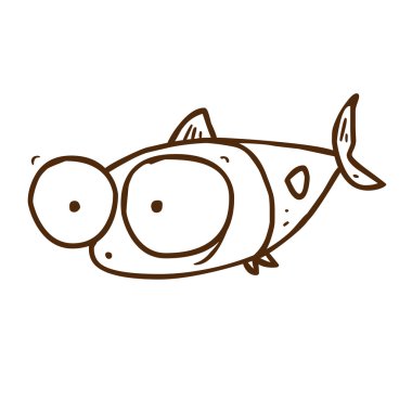 şirin el çizimi vektör illüstrasyonu