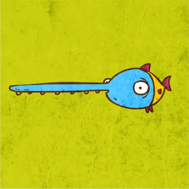 şirin el çizimi vektör illüstrasyonu